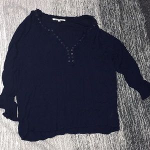 Navy blue blouse